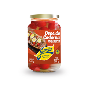 01 ovo de codorna com pimenta biquinho vermelha em conserva