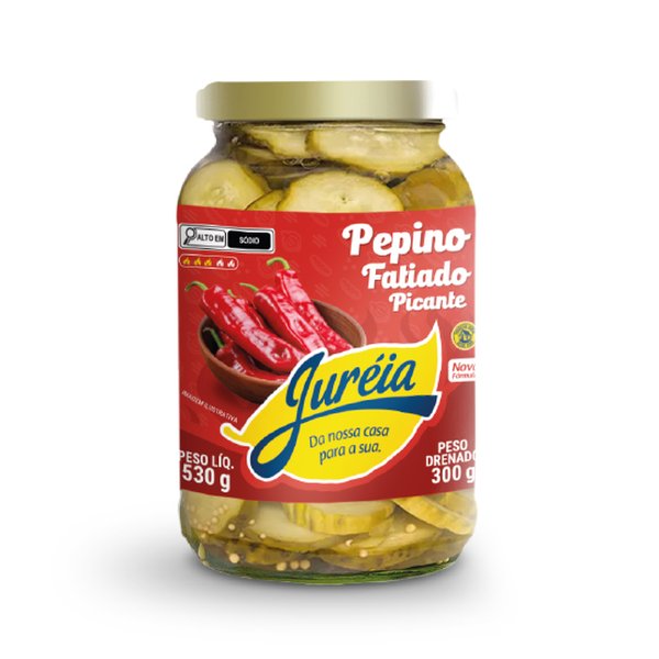 01 pepino fatiado picante em conserva